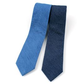  [MAESIO] KCT0140 Fashion Solid Denim NeckTie 6cm 2Color _ Men's Tie, Business Office Look, Wedding Party,Made in Korea,