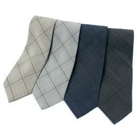 [MAESIO] KCT0180 Fashion Check NeckTie 8cm 4Color _ Men's Tie, Business Office Look, Wedding Party,Made in Korea,