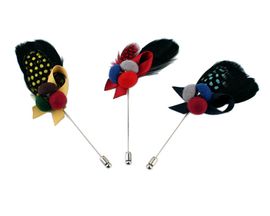 [MAESIO] BTN9013 Boutonniere _ Boutonniere for Men with Pins, Groom and Best Man Boutonniere for Wedding Ceremony Anniversary, Formal Dinner Party, Made in Korea