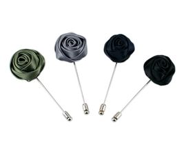 [MAESIO] BTN9034 Boutonniere _ Boutonniere for Men with Pins, Groom and Best Man Boutonniere for Wedding Ceremony Anniversary, Formal Dinner Party, Made in Korea