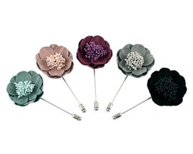[MAESIO] BTN9067 Boutonniere _ Boutonniere for Men with Pins, Groom and Best Man Boutonniere for Wedding Ceremony Anniversary, Formal Dinner Party, Made in Korea