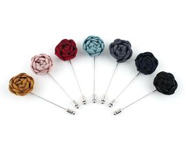 [MAESIO] BTN9077 Boutonniere _ Boutonniere for Men with Pins, Groom and Best Man Boutonniere for Wedding Ceremony Anniversary, Formal Dinner Party, Made in Korea