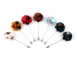 [MAESIO] BTN9103 Boutonniere _ Boutonniere for Men with Pins, Groom and Best Man Boutonniere for Wedding Ceremony Anniversary, Formal Dinner Party, Made in Korea