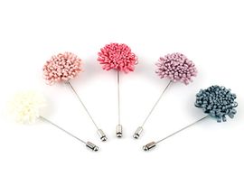 [MAESIO] BTN9116 Boutonniere _ Boutonniere for Men with Pins, Groom and Best Man Boutonniere for Wedding Ceremony Anniversary, Formal Dinner Party, Made in Korea