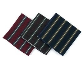 [MAESIO] KHC8011 Handkerchief Stripe_ Men's Handkerchief Mens Pocket Squares, Made in Korea