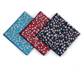 [MAESIO] KHC8013 Handkerchief Floral design_ Men's Handkerchief Mens Pocket Squares, Made in Korea