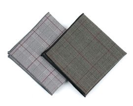[MAESIO] KHC8018 Handkerchief Check_ Men's Handkerchief Mens Pocket Squares, Made in Korea