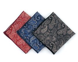[MAESIO] KHC8023 Handkerchief Paisley_ Men's Handkerchief Mens Pocket Squares, Made in Korea