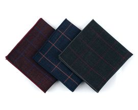 [MAESIO] KHC8024 Handkerchief Check_ Men's Handkerchief Mens Pocket Squares, Made in Korea