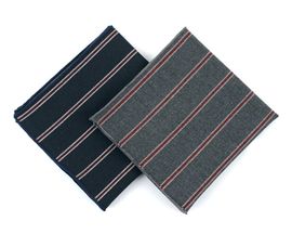 [MAESIO] KHC8030 Handkerchief Stripe_ Men's Handkerchief Mens Pocket Squares, Made in Korea