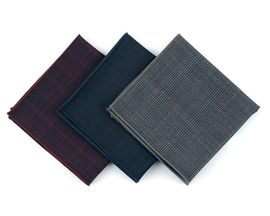 [MAESIO] KHC8045 Handkerchief Check_ Men's Handkerchief Mens Pocket Squares, Made in Korea