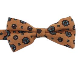 [MAESIO] BOW7136 BowTie  Allover light brown _ Pre-tied bow ties Formal Tuxedo for Adults & Children, For Men Boys, Business Prom Wedding Party, Made in Korea