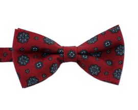 [MAESIO] BOW7137 BowTie  Allover Red _ Pre-tied bow ties Formal Tuxedo for Adults & Children, For Men Boys, Business Prom Wedding Party, Made in Korea