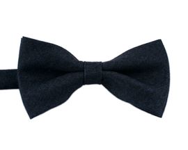 [MAESIO] BOW7141  BowTie Solid Navy _ Pre-tied bow ties Formal Tuxedo for Adults & Children, For Men Boys, Business Prom Wedding Party, Made in Korea