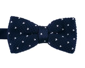 [MAESIO] BOW7194  BowTie dot knit navy _ Pre-tied bow ties Formal Tuxedo for Adults & Children, For Men Boys, Business Prom Wedding Party, Made in Korea