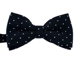 [MAESIO] BOW7200 BowTie Dot darknavy _ Pre-tied bow ties Formal Tuxedo for Adults & Children, For Men Boys, Business Prom Wedding Party, Made in Korea