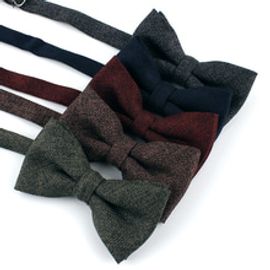 [MAESIO] BOW7263 Bow tie shading herringbone 5 colors , Cotton _ Made in KOREA