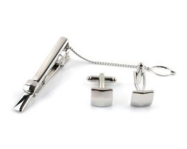 [MAESIO] KPC1017_Tie Clip, Tie Pin and Cufflinks Button for Men, Rhodium Plating _ Made in KOREA