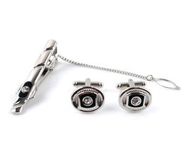 [MAESIO] KPC1044_Tie Clip, Tie Pin and Cufflinks Button for Men, Swarovski cubic, Rhodium Plating _ Made in KOREA