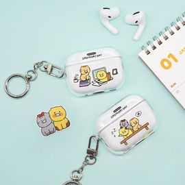 [S2B] Kakao Friends Choonsik Ordinary Day AirPods Pro 2 Clear Slim Case _ Made in KOREA