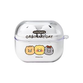  [S2B] Kakao Friends Choonsik Ordinary Day Galaxy Buds3  Clean Case_ Made in Korea