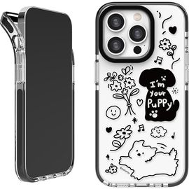 [S2B] Just For You Drawing Clear Line Case - Smartphone Bumper Camera Guard iPhone Galaxy Case - Made in Korea
