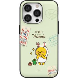 [S2B] Kakao Friends Trip Magnet Card Case-Smartphone Bumper Card Storage Wallet Pocket iPhone Galaxy Case-Made in Korea