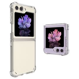 [S2B] Galaxy Z Flip5 Clear Bulletproof Reinforcement Case - Smartphone Bumper Camera Guard iPhone Galaxy Case - Made in Korea