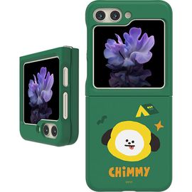 [S2B] BT21 Green Planet Galaxy Z Flip5 Slim Case_Protective Cover, Character Design, Mobile Phone Accessories, BTS_Made in Korea