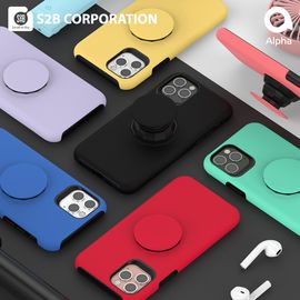[S2B] ALPHA Color Grip Bumper Case_ Full Body Protective Cover for Galaxy S10 (5G)/S20/S20 Plus/S20 Ultra/S21/S21 Plus/S21 Ultra/S22/S22 Plus/S22 Ultra,
