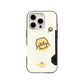 S2B KAKAO FRIENDS Say CHEESE iPhone Card Bumper Case – Card Slot, MagSafe magnet, Wireless Charging - Made in Korea