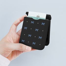 S2B JUST4YOU ART MagSafe Card Bumper Case Samsung Galaxy Z Filp6 – MagSafe Case, Wireless Charging, Card Holder, Full-Cover Auto Hinge, Camera Protection - Made in Korea