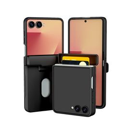 S2B JUST4YOU Skinny Rainbow MagSafe Card Bumper Case Samsung Galaxy Z Filp7 – MagSafe, Card storage, Full-screen tempered glass for full protection & Hinge Protection - Made in Korea