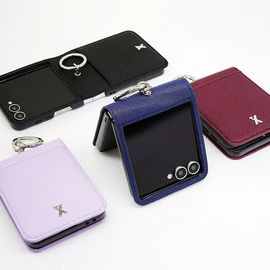 S2B Zexy Lucy Diary Case Samsung Galaxy Z Filp7 – Camera Cutout, Easy Finger Ring, Card Pocket, Anti-Detachment Sticker Included - Made in Korea
