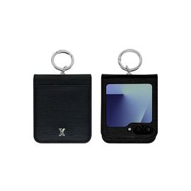 S2B Zexy Eppie Diary Case Samsung Galaxy Z Flip6/7FE – Camera Cutout, Easy Finger Ring, Card Pocket, Anti-Detachment Sticker Included - Made in Korea