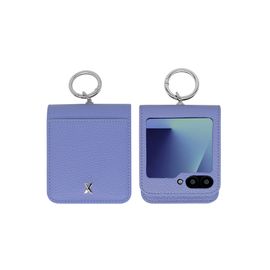 S2B Zexy Mia Diary Case Samsung Galaxy Z Flip6/7FE – Camera Cutout, Easy Finger Ring, Card Pocket, Anti-Detachment Sticker Included - Made in Korea