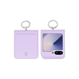 S2B Zexy Lucy Diary Case Samsung Galaxy Z Filp6 Filp7FE – Camera Cutout, Easy Finger Ring, Card Pocket, Anti-Detachment Sticker Included - Made in Korea