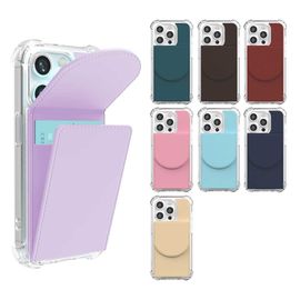 [S2B] Rainbow Card Pocket Case-Smartphone Card Storage Diary iPhone Galaxy Case-Made in Korea