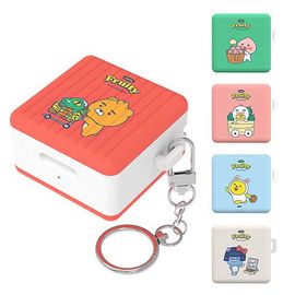 [S2B] Little Kakao Friends Fruity Galaxy Buds2 Pro Live Compatibility Carrier Combo Case - Samsung Bluetooth Earphones All-in-One Case - Made in Korea