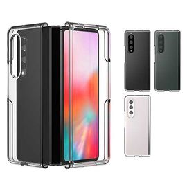 [S2B] Alpha Galaxy Z Fold4 Transparent Slim Case-Transparent Case, Hard Case, Wireless Charging-Made in Korea