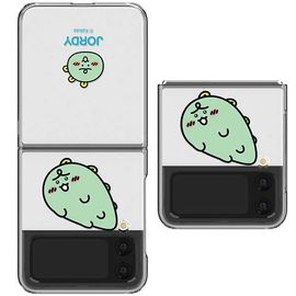 [S2B] Niniz Jordi Everyday Galaxy Z Flip 3 Transparent Slim Case_Slim Case, Transparent Case, Wireless Charging, Microdot Coating_Made in Korea
