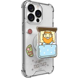 [S2B] Kakao Friends Happy Together Epoxy Tok Air Cushion Clear Reinforced Case-Smartphone Bumper Camera Guard iPhone Galaxy Case-Made in Korea