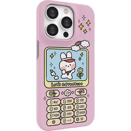 [S2B] LINE FRIENDS Minini Retro Phone Slim Case_Hard Case, Comfortable Grip, Scratch Protection, Character Case_Made in Korea