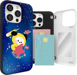 [S2B] BT21 minini space Magnet Card Case-Smartphone bumper card storage pocket iPhone Galaxy Case-Made in Korea