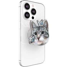 [S2B] Spring Vibe Cat Epoxy Tok - Stand Tok Grip Holder iPhone Galaxy Case - Made in Korea