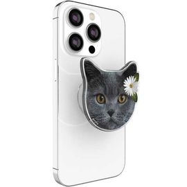 [S2B] Spring Vibe Cat Epoxy Tok - Stand Tok Grip Holder iPhone Galaxy Case - Made in Korea