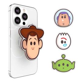 [S2B] Pixar Toy Story Face Epoxy Tok - Stand Flick Grip Holder iPhone Galaxy Case - Made in Korea