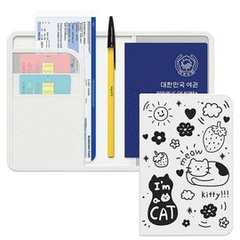 [S2B] Drawing RFID Anti-skimming passport case-Passport Wallet Overseas Travel Supplies Travel Gifts-Made in Korea