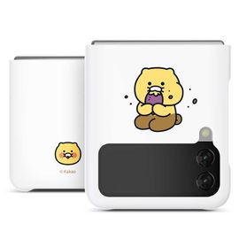 [S2B] Kakao Friends CHOONSIK Galaxy Z Flip4 Color Hard Case_Pastel Case, Slim Case, Wireless Charging_Made in Korea