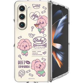 [S2B] Just for You Vicky Galaxy Z Fold5 Transparent Slim Case_Impact Protection, Bumper Case, Transparent Case_Made in Korea